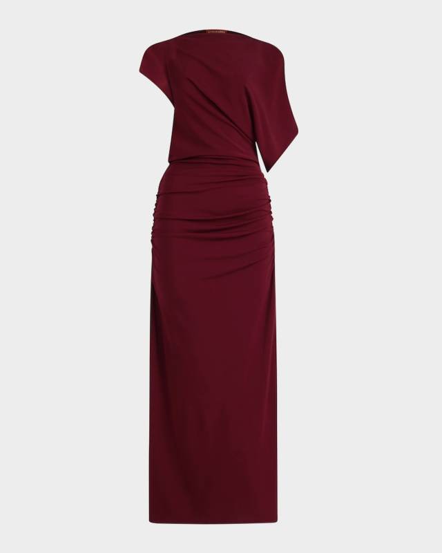 Brina Draped Maxi Dress